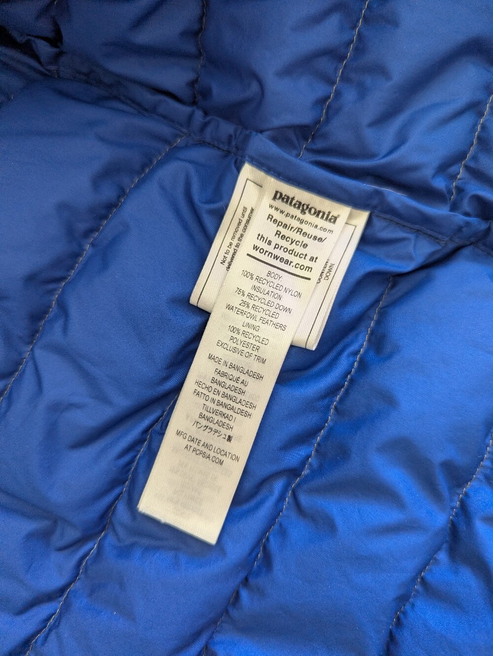 Patagonia Kid's Down Sweater Puffer Jacket - Picture 7 of 9
